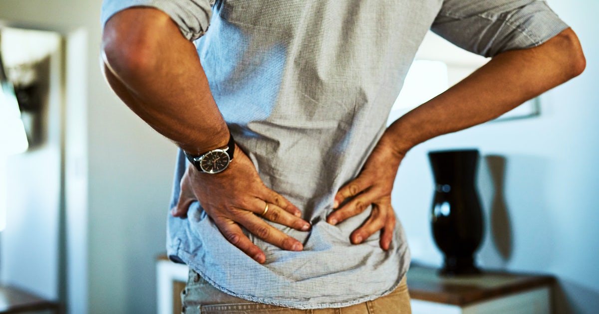 Theres a bit of pain at my lower back